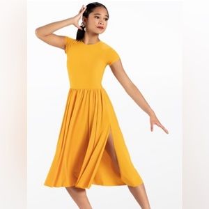 Weissman “Breathe Me” Yellow Dress Dance Costume